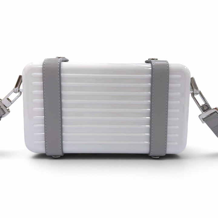 極美品▼RIMOWA リモワ 890.11.66.0 PERSONAL パーソナル ポリカーボネート レザー クロスボディ ショルダーバッグ 1L 定価205700円 箱付
