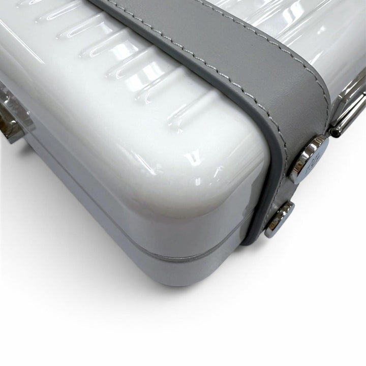極美品▼RIMOWA リモワ 890.11.66.0 PERSONAL パーソナル ポリカーボネート レザー クロスボディ ショルダーバッグ 1L 定価205700円 箱付