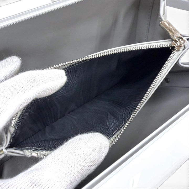 極美品▼RIMOWA リモワ 890.11.66.0 PERSONAL パーソナル ポリカーボネート レザー クロスボディ ショルダーバッグ 1L 定価205700円 箱付
