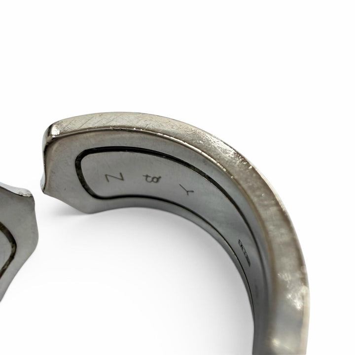 良品★Cartier カルティエ 2Cリング 750(WG) 指輪 アクセサリー ホワイトゴールド 56 (JP16号相当) 重量13.28g レディース