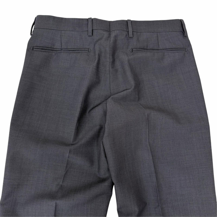 未使用品□DIOR ディオール オム 633C720A4768 ウール モヘア シングル スラックス トラウザーズ ネイビー 44C イタリア製 正規品 メンズ