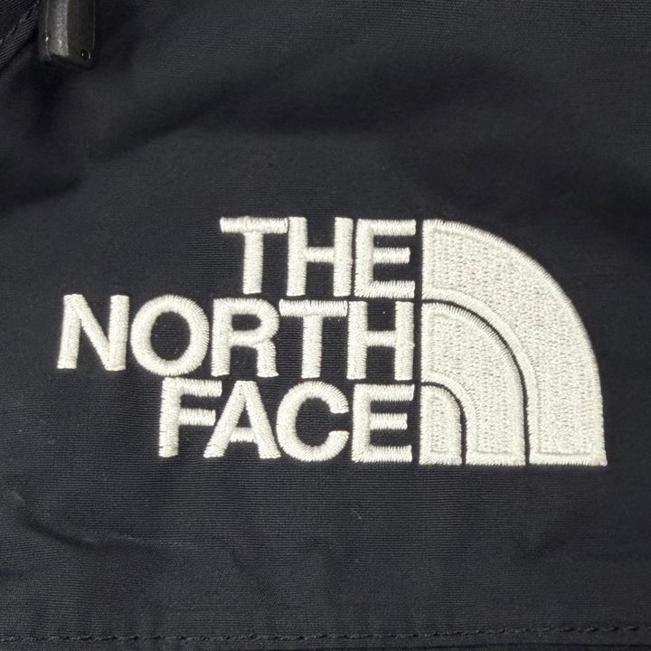 美品▼THE NORTH FACE ザ・ノースフェイス ND91920 Southern Cross Parka ロゴ刺繍 ファー付き フーデッド ダウンジャケット M 正規品