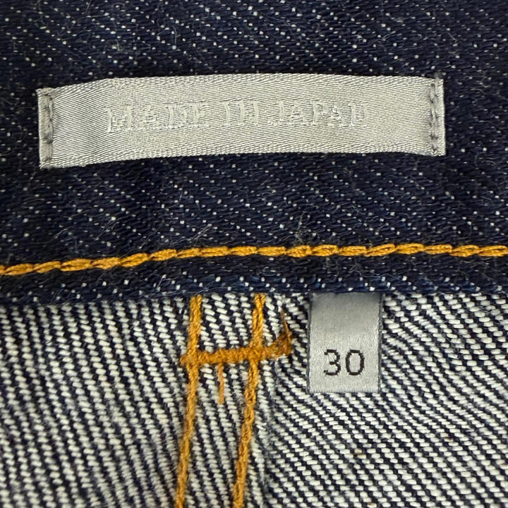 未使用品□DIOR ディオール オム 013D001AY978 SLIM17.5 ボタンフライ デニムパンツ ジーンズ インディゴブルー 30 日本製 正規品 メンズ