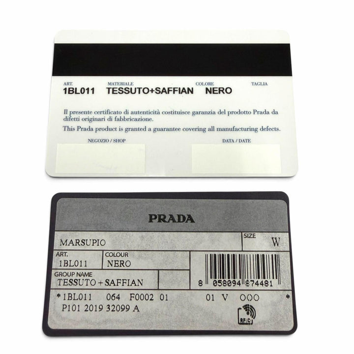 良品▼PRADA プラダ 1BL011 ナイロン レザー トライアングルロゴ 三角プレート ベルトバッグ ボディバッグ ブラック イタリア製 メンズ