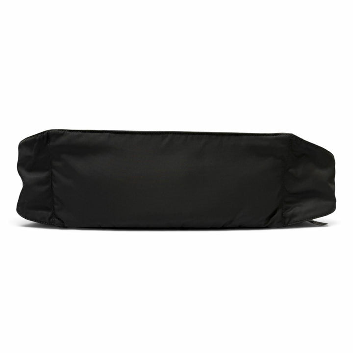 良品▼PRADA プラダ 1BL011 ナイロン レザー トライアングルロゴ 三角プレート ベルトバッグ ボディバッグ ブラック イタリア製 メンズ