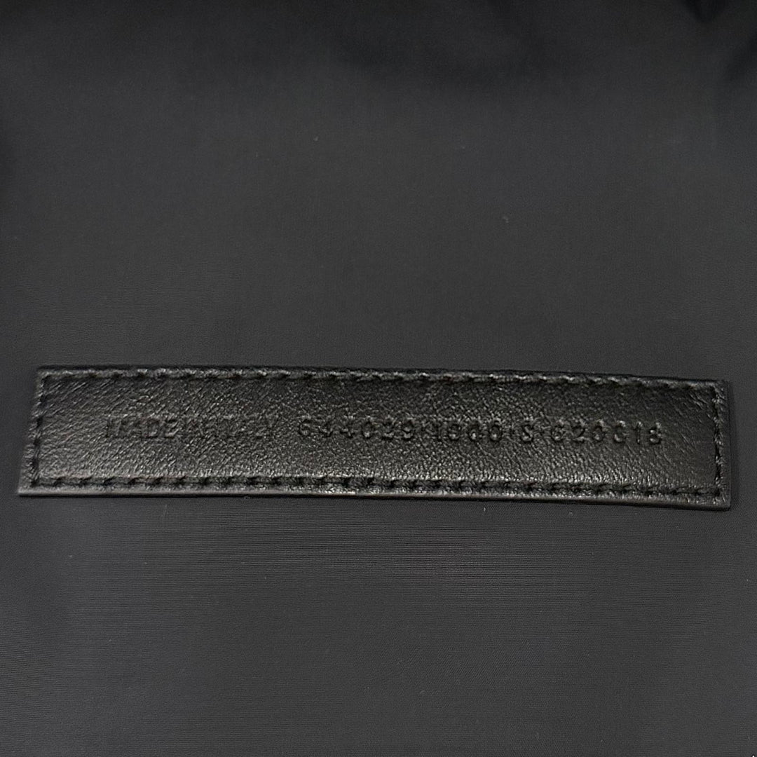 美品▼BALENCIAGA バレンシアガ 644029 ARMY アーミー スモール ナイロン レザー 2WAY トートバッグ ブラック イタリア製 メンズ