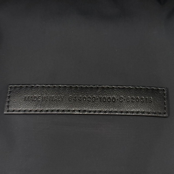 美品▼BALENCIAGA バレンシアガ 644029 ARMY アーミー スモール ナイロン レザー 2WAY トートバッグ ブラック イタリア製 メンズ