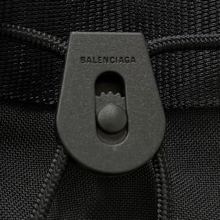 美品▼BALENCIAGA バレンシアガ 644029 ARMY アーミー スモール ナイロン レザー 2WAY トートバッグ ブラック イタリア製 メンズ
