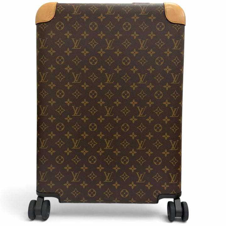 美品□LOUIS VUITTON ルイヴィトン M13767 モノグラム ホライゾン 55 スーツケース モノグラムキャンバス 4輪 ブラウン フランス製