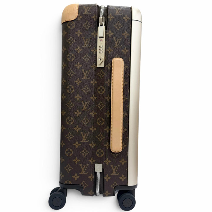 美品□LOUIS VUITTON ルイヴィトン M13767 モノグラム ホライゾン 55 スーツケース モノグラムキャンバス 4輪 ブラウン フランス製