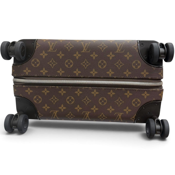 美品□LOUIS VUITTON ルイヴィトン M13767 モノグラム ホライゾン 55 スーツケース モノグラムキャンバス 4輪 ブラウン フランス製