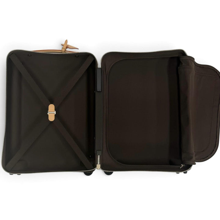 美品□LOUIS VUITTON ルイヴィトン M13767 モノグラム ホライゾン 55 スーツケース モノグラムキャンバス 4輪 ブラウン フランス製