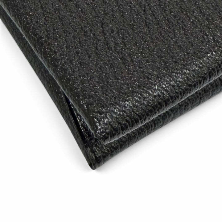 未使用品★HERMES エルメス カルヴィ デュオ ブラック シェーブル セリエ金具 コンパクトウォレット 二つ折り財布 Z刻印 フランス製 箱付
