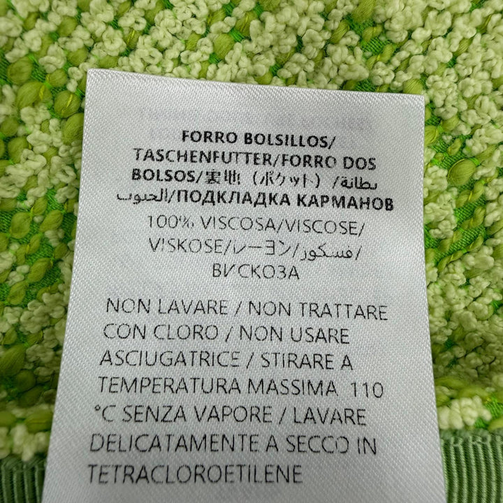 未使用品☆GUCCI グッチ 24SS 788955 コットン GGジャガード 台形 スカート ライトグリーン 36 イタリア製 正規品 レディース ハンガー付