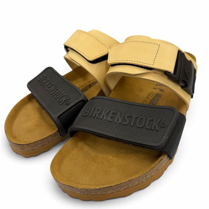 未使用品▼BIRKENSTOCK RickOwens ビルケンシュトック リックオウエンス Rotterdam ロッテルダム レザーサンダル ベージュ ブラック 27
