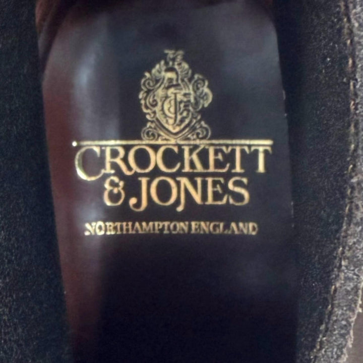 極美品▼CROCKETT&amp;JONES クロケットアンドジョーンズ CHUKKA チャッカ スウェードレザー レースアップ チャッカ ブーツ ブラウン 6.5