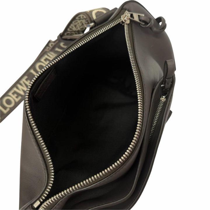 美品▼LOEWE ロエベ B511A09X10 アントン スリングバッグ サプルスムースカーフ レザー ボディバッグ ワンショルダーバッグ 保存袋付き