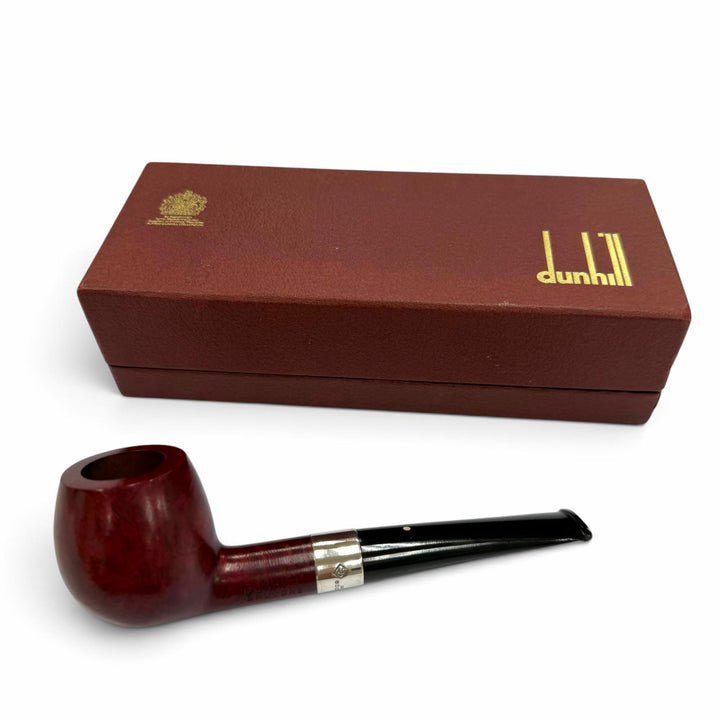 美品▼Dunhill ダンヒル ヴィンテージ 1984年製 BRUYERE ブリュイエール 925 喫煙具 パイプ レッド ブラック イングランド製 メンズ