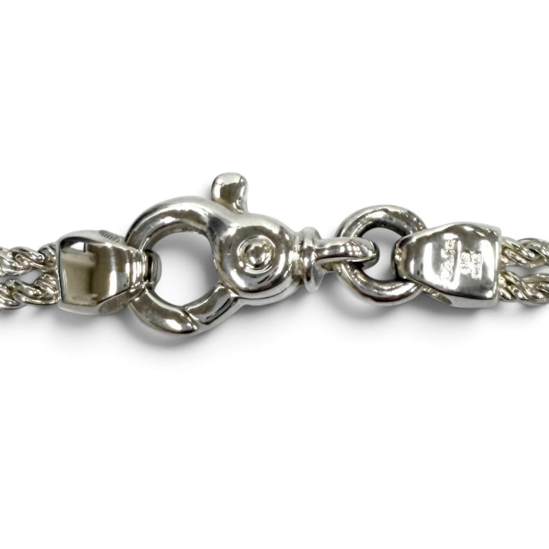 極美品★TIFFANY&amp;Co. ティファニー 925 センターノット ネックレス ペンダント シルバー イタリア製 重量31.2g レディース 箱・保存袋付