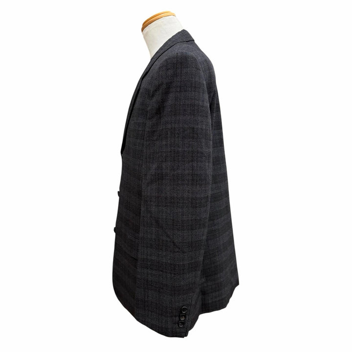 極美品▼COMME des GARCONS HOMME コムデギャルソンオム ヴィンテージ AD1999 ウール チェック柄 シングルスーツ セットアップ M 正規品