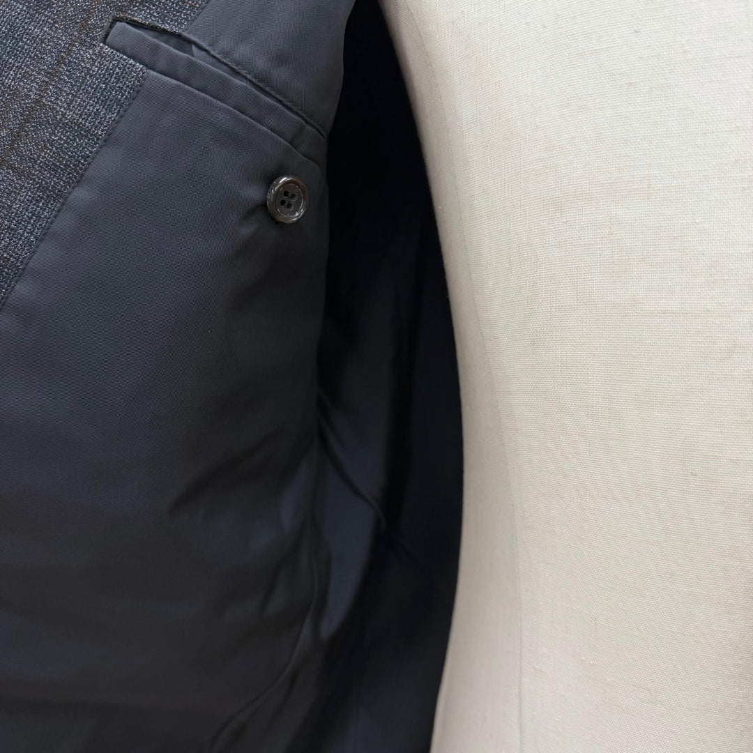 極美品▼COMME des GARCONS HOMME コムデギャルソンオム ヴィンテージ AD1999 ウール チェック柄 シングルスーツ セットアップ M 正規品