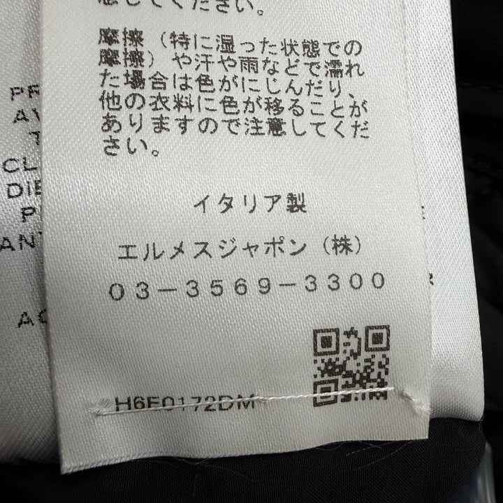 【ドンドン見直し】未使用品☆HERMES エルメス 2026年製 2WAY ポンチョジャケット キルティングコート ブラック 36 正規品 レディース