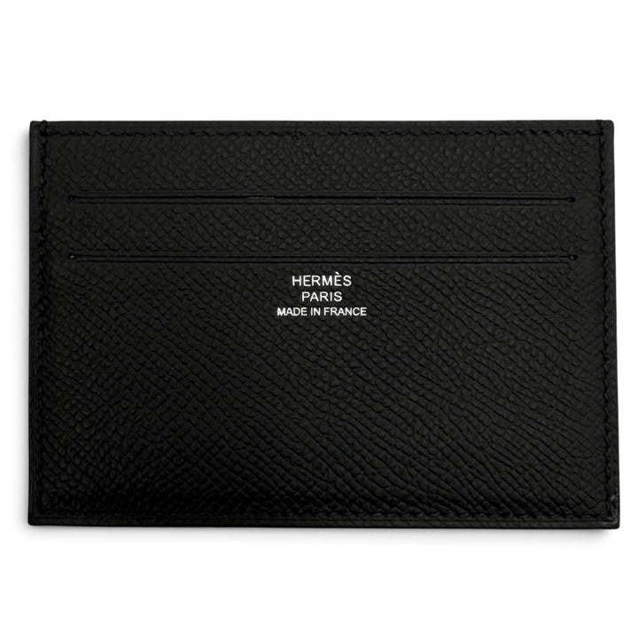 極美品▼HERMES エルメス シチズン ツイル ヴォーエプソン レザー シルクライニング パスケース カードケース ブラック U刻 仏製 メンズ