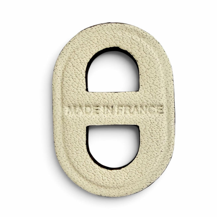 未使用品△HERMES エルメス O Maillon Earring オーマイヨン スイフト ゴールド金具 シェーヌダンクル ピアス アイボリー 仏製 箱付き