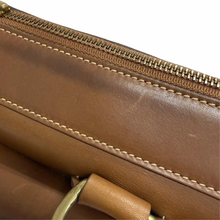 美品□GHURKA グルカ ヴィンテージ レザー MH刻印 EXAMINER No.5 2WAY ショルダーバッグ ブリーフケース ビジネスバッグ 希少 ブラウン