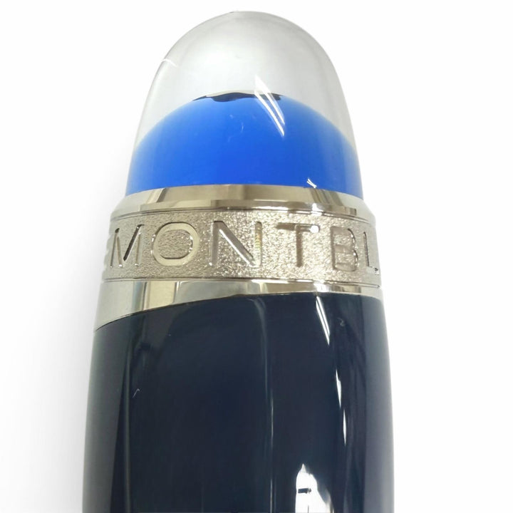 未使用品□MONTBLANC モンブラン スターウォーカー ブループラネット ペン先14K Fニブ プレシャスレジン 万年筆 ネイビー ドイツ製