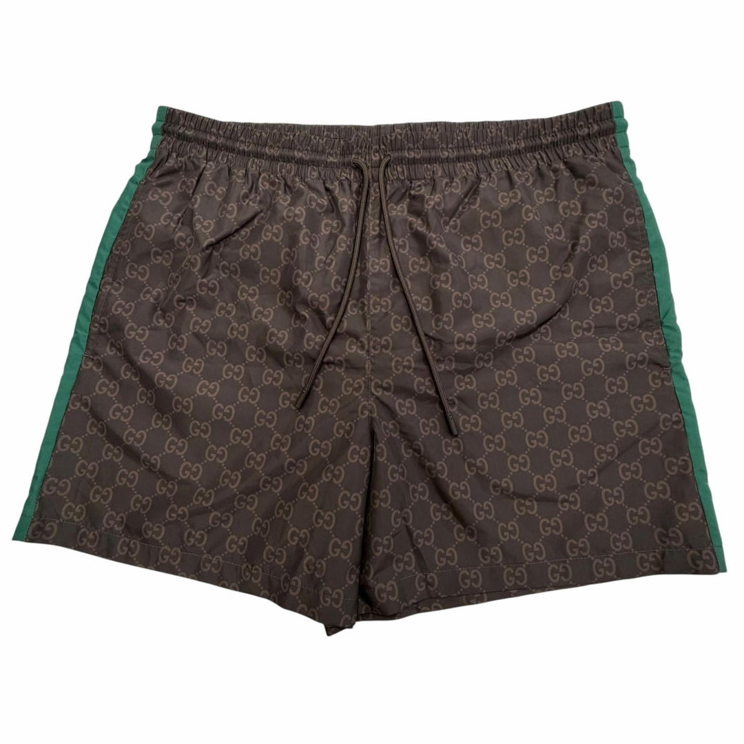 未使用品▼GUCCI グッチ 2024年製 796679 ウェブライン GGスプリーム スイムショーツ 水着 ショートパンツ IT 50 正規品 伊製 保存袋付き