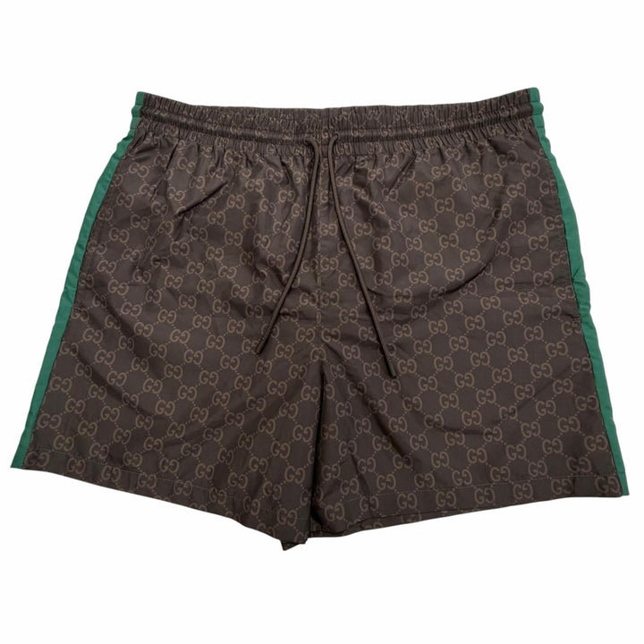 未使用品▼GUCCI グッチ 2024年製 796679 ウェブライン GGスプリーム スイムショーツ 水着 ショートパンツ IT 50 正規品 伊製 保存袋付き