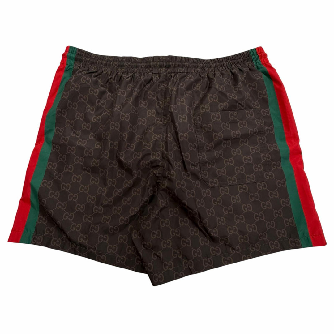 未使用品▼GUCCI グッチ 2024年製 796679 ウェブライン GGスプリーム スイムショーツ 水着 ショートパンツ IT 50 正規品 伊製 保存袋付き