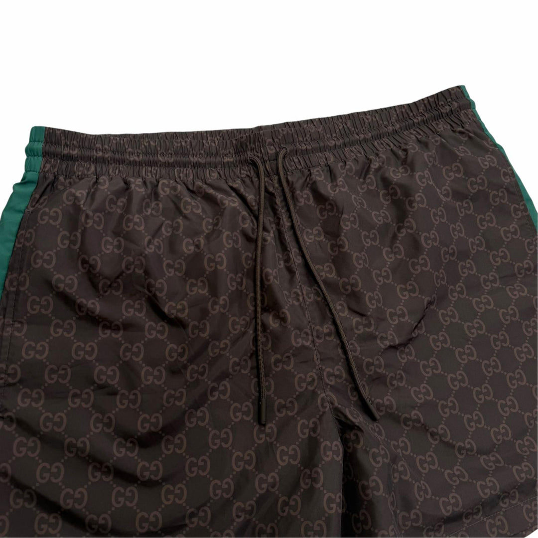 未使用品▼GUCCI グッチ 2024年製 796679 ウェブライン GGスプリーム スイムショーツ 水着 ショートパンツ IT 50 正規品 伊製 保存袋付き