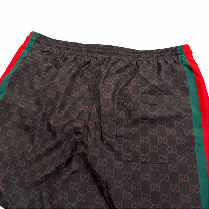 未使用品▼GUCCI グッチ 2024年製 796679 ウェブライン GGスプリーム スイムショーツ 水着 ショートパンツ IT 50 正規品 伊製 保存袋付き