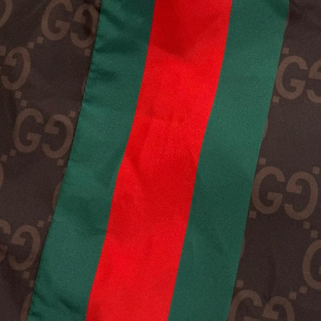 未使用品▼GUCCI グッチ 2024年製 796679 ウェブライン GGスプリーム スイムショーツ 水着 ショートパンツ IT 50 正規品 伊製 保存袋付き