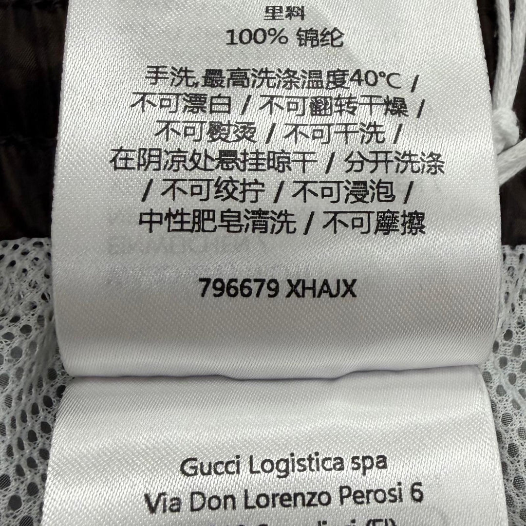 未使用品▼GUCCI グッチ 2024年製 796679 ウェブライン GGスプリーム スイムショーツ 水着 ショートパンツ IT 50 正規品 伊製 保存袋付き