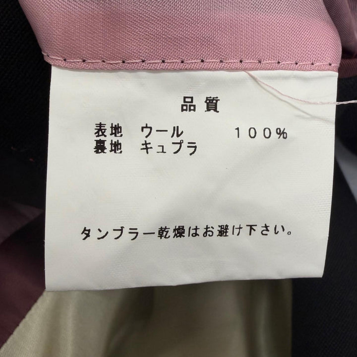 極美品□Paul Smith LONDON ポールスミスロンドン ウール100％ ロングコート チェスターコート ブラック L 日本製 正規品 メンズ