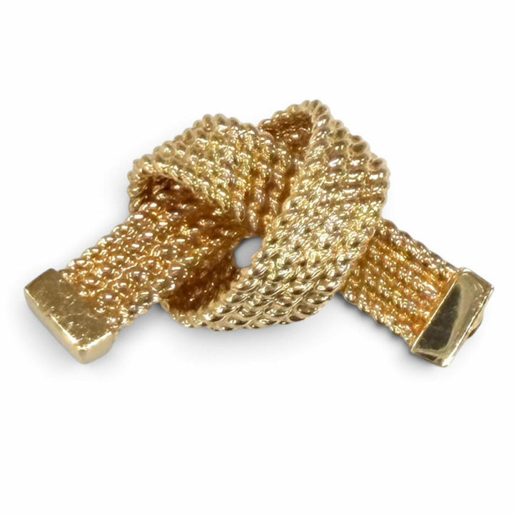 美品★TIFFANY&amp;Co. ティファニー ヴィンテージ 14K ツイストロープ ブローチ アクセサリー ゴールド 重量5.33g レディース