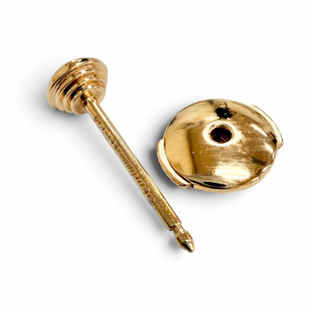 美品△Cartier カルティエ STE114 ダムール XS ダイヤモンド ピアス アクセサリー AU750(PG) ピンクゴールド 重量1.08g レディース