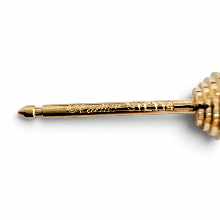 美品△Cartier カルティエ STE114 ダムール XS ダイヤモンド ピアス アクセサリー AU750(PG) ピンクゴールド 重量1.08g レディース