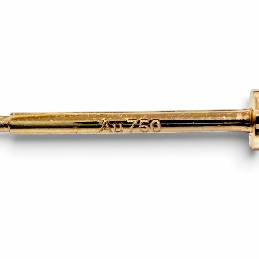 美品△Cartier カルティエ STE114 ダムール XS ダイヤモンド ピアス アクセサリー AU750(PG) ピンクゴールド 重量1.08g レディース