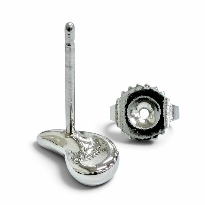 極美品△TIFFANY&amp;Co. ティファニー ティアドロップ ピアス アクセサリー 両耳用 PT950 プラチナ 重量2.5g レディース シンプルデザイン◎