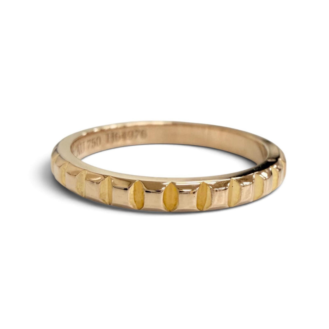 極美品△BOUCHERON ブシュロン キャトル クル ド パリ スモール リング 指輪 AU750(PG) ピンクゴールド 45 (JP5号) 重量1.9g レディース