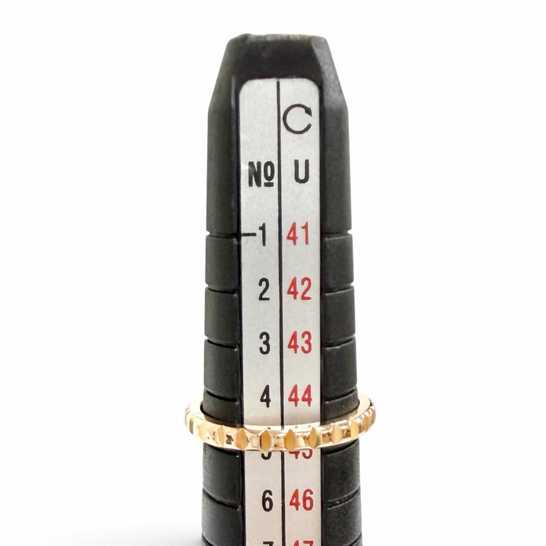 極美品△BOUCHERON ブシュロン キャトル クル ド パリ スモール リング 指輪 AU750(PG) ピンクゴールド 45 (JP5号) 重量1.9g レディース