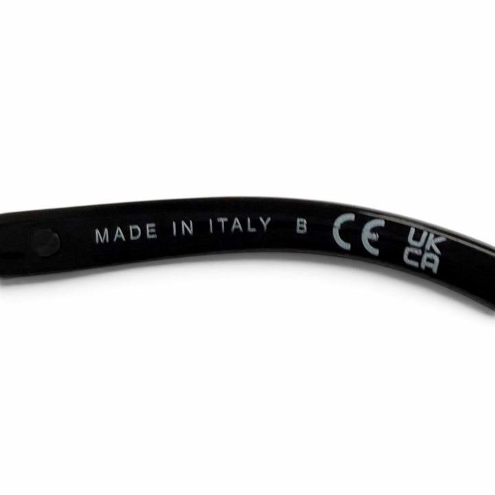 極美品△CHANEL シャネル 3489-S-A ココマークテンプル スクエア メガネ 眼鏡 アイウェア ブラック ゴールド金具 53□18 140 度なし 伊製