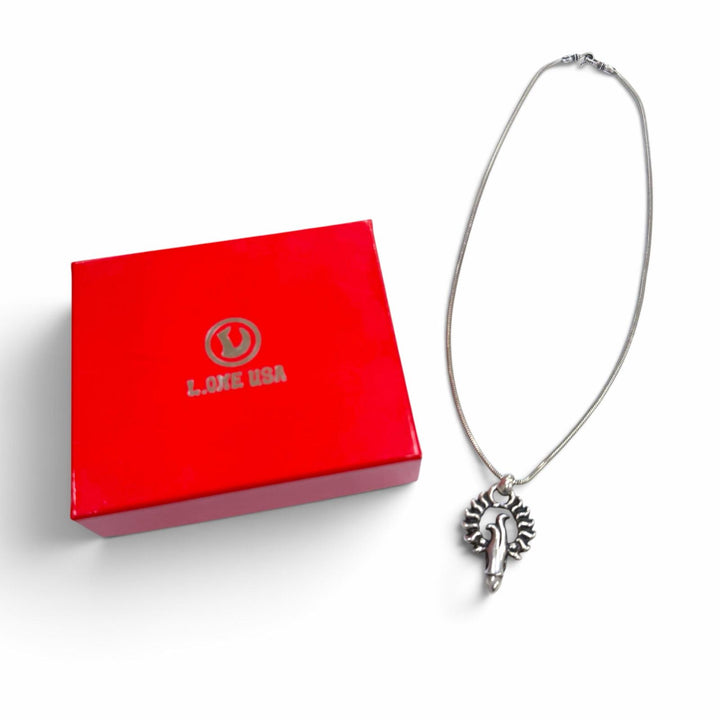 美品▼LONE ONES ロンワンズ サンダーバード ペンダント 925 スネークチェーン ネックレス シルバー S 18インチ メンズ レディース 箱付