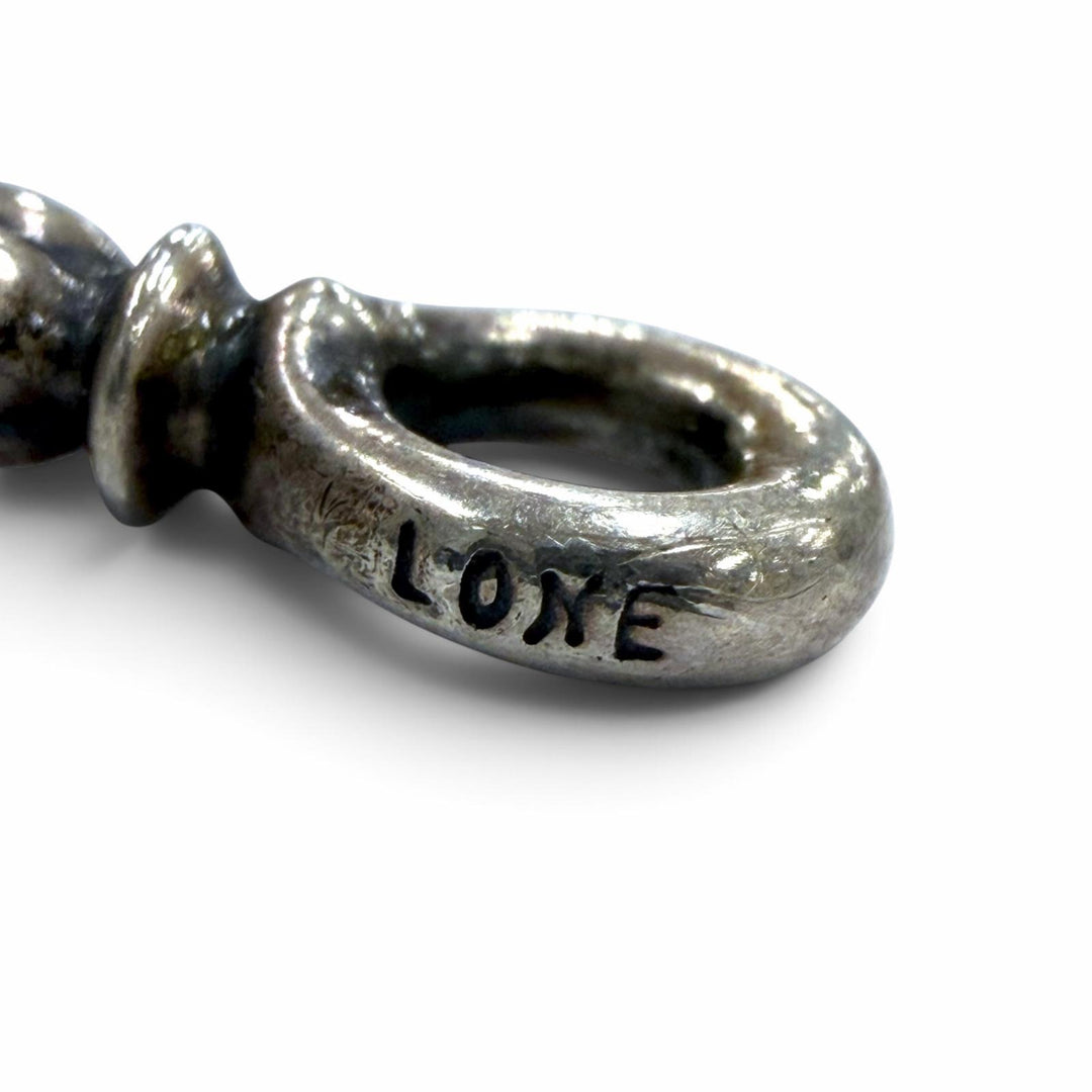 美品▼LONE ONES ロンワンズ サンダーバード ペンダント 925 スネークチェーン ネックレス シルバー S 18インチ メンズ レディース 箱付