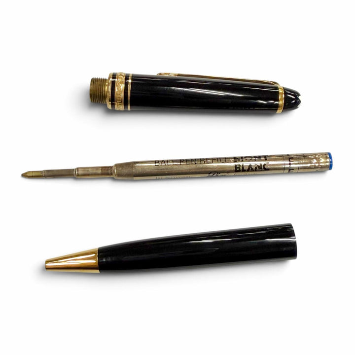 美品▼MONTBLANC モンブラン ヴィンテージ マイスターシュテュック クラシック ホワイトスター ツイスト式 ボールペン 筆記確認済み