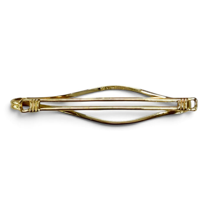 美品★TIFFANY&amp;Co. ティファニー ヴィンテージ 18K(YG) ネクタイピン タイピン イエローゴールド 重量3.76g メンズ
